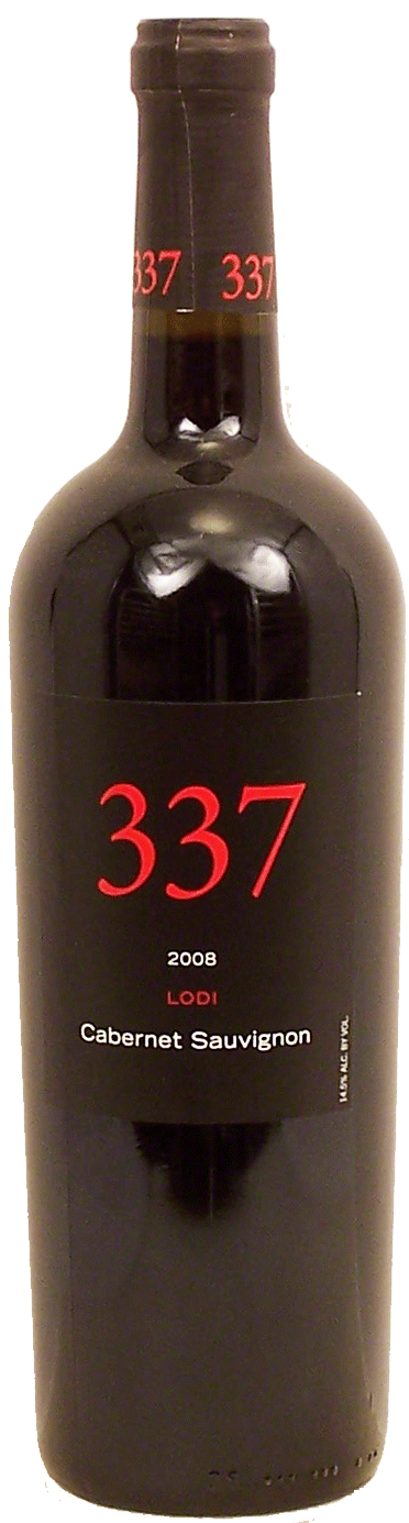 337  cabernet sauvignon wine of Lodi, 14.5% alc. by vol. Full-Size Picture